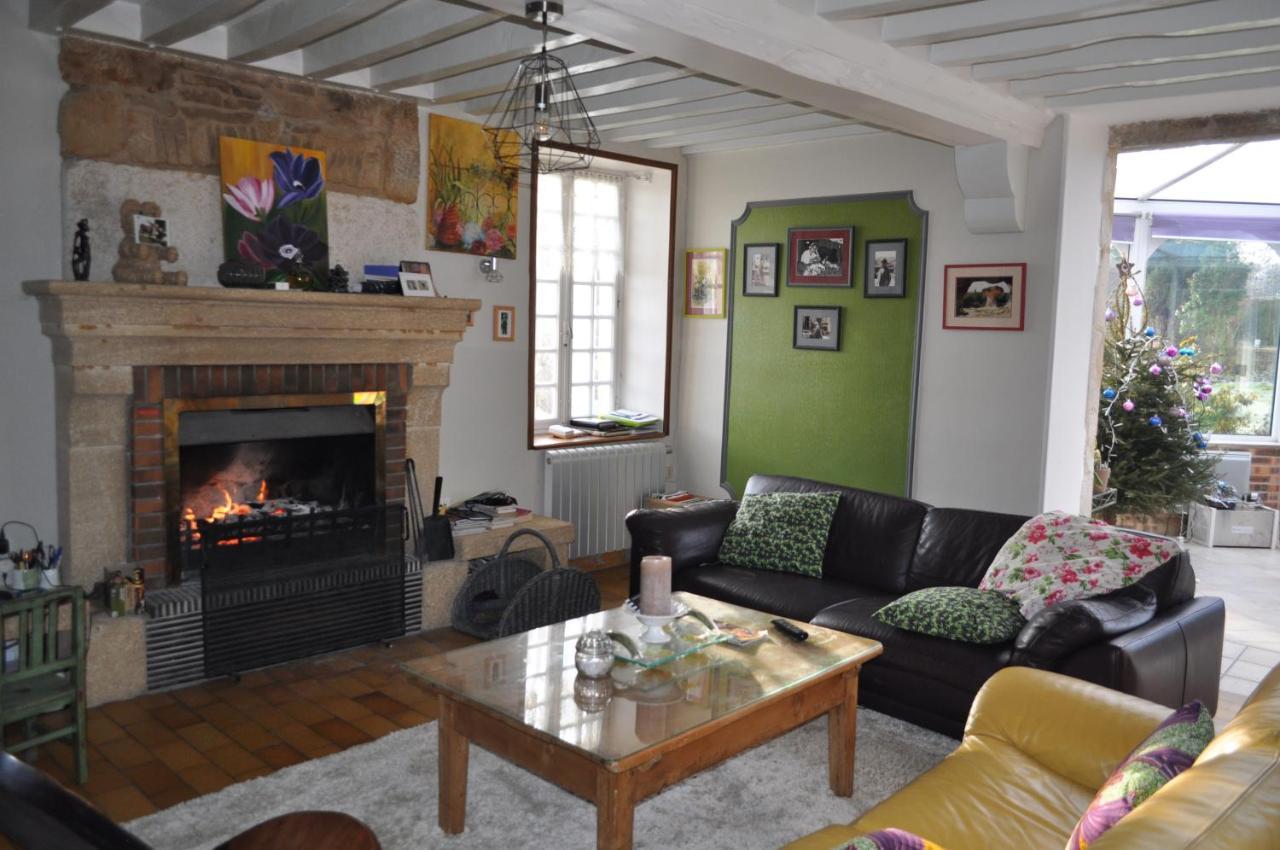 Ma Maison Bleue Saint-Brice-sous-Ranes Exteriör bild