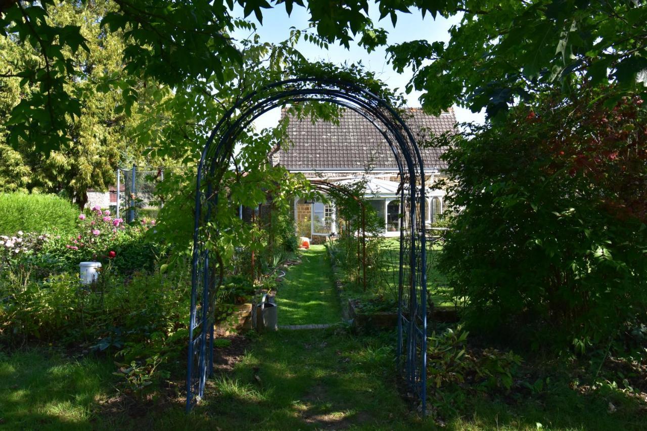 Ma Maison Bleue Saint-Brice-sous-Ranes Exteriör bild